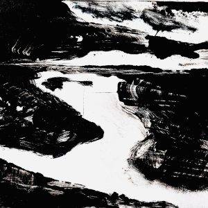 De Teide Tenerife - Ets landschap op koperplaat - Eigen druk - 2024